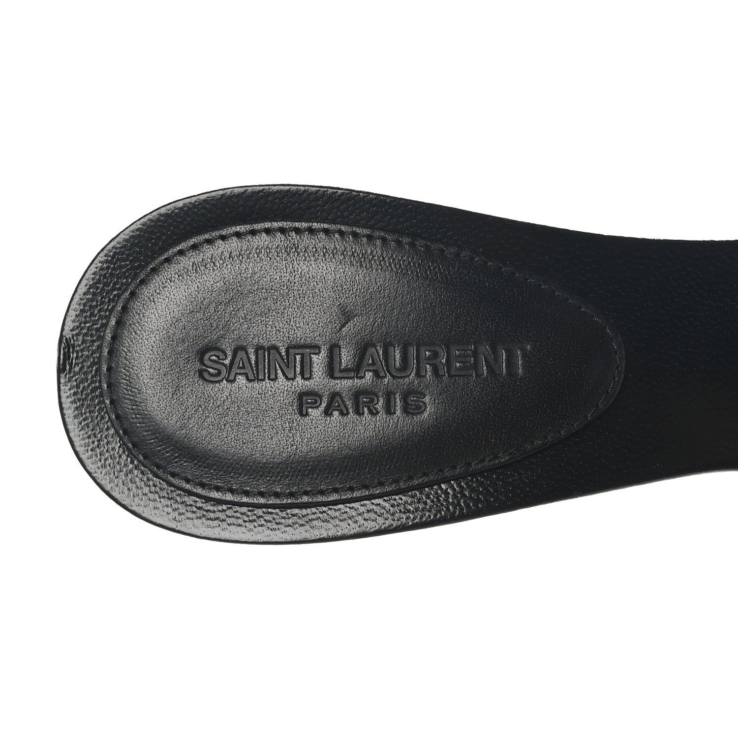 Saint Laurent Calfskin Carla 60 Mule Sandals 36.5 Black 7 of 10