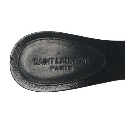 Saint Laurent Calfskin Carla 60 Mule Sandals 36.5 Black 7 of 10