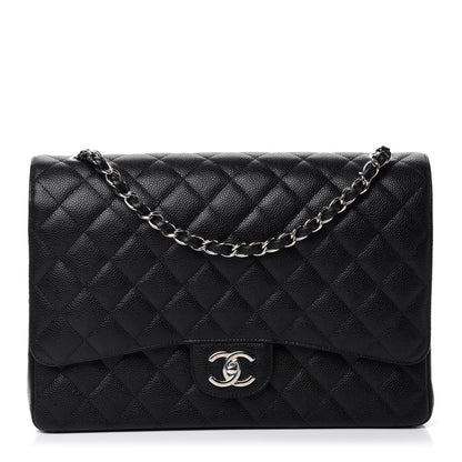 Chanel Caviar Quilted Maxi Double Flap Black 1 of 11