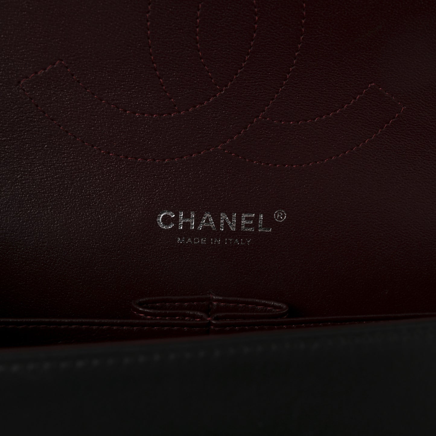 Lambskin Quilted Jumbo Double Flap Black