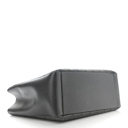 Chanel Caviar Quilted Grand Shopping Tote GST Black 3 of 9