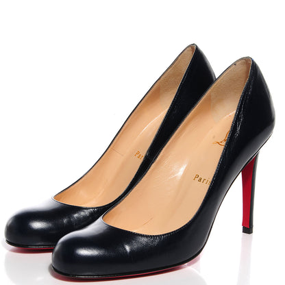 Christian Louboutin Kid Simple 100 Pumps 39 Navy 3 of 7