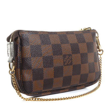 Louis Vuitton Damier Ebene Mini Pochette Accessories 3 of 7