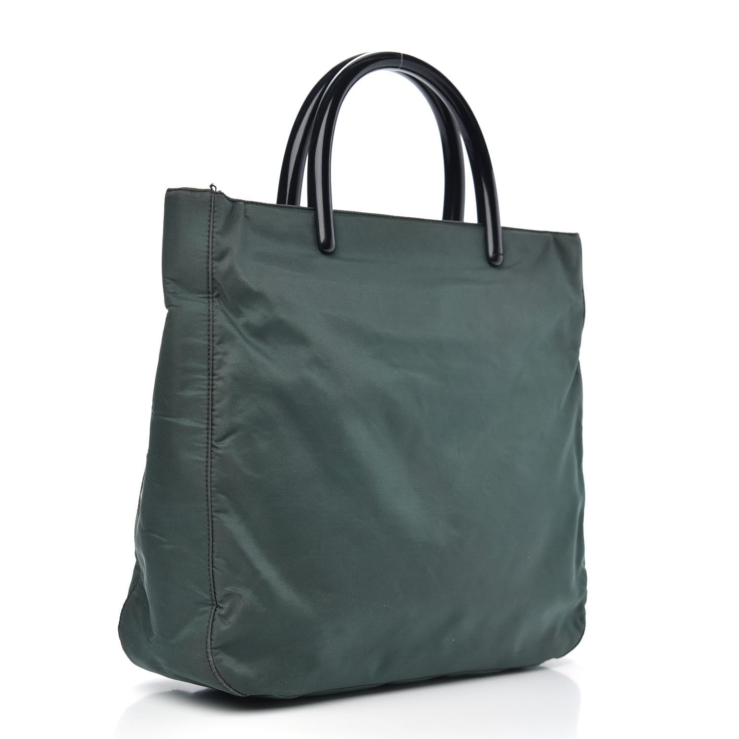 Prada Tessuto Nylon Tote Green 3 of 11
