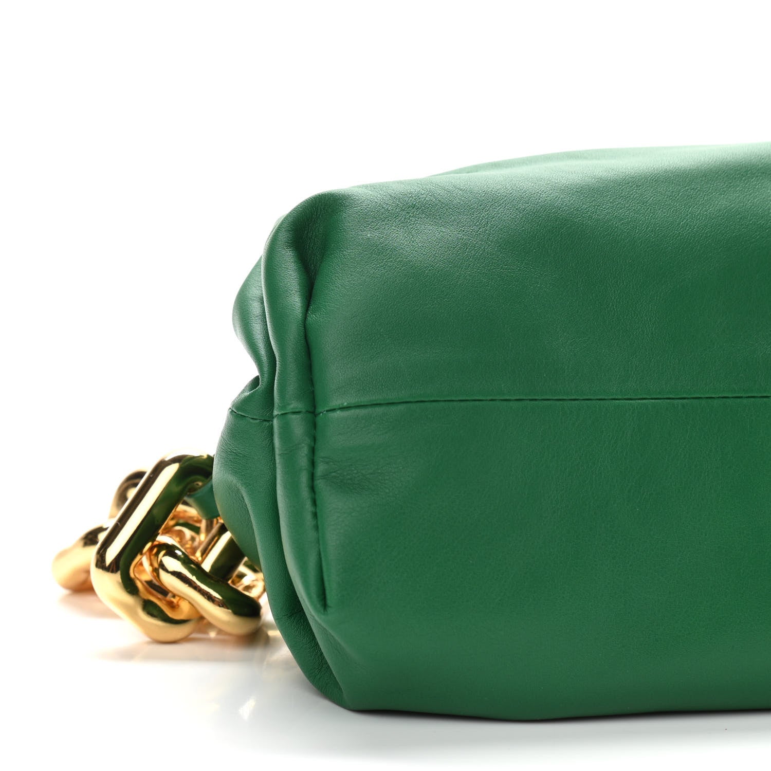 Bottega Veneta Calfskin The Pouch Chain Racing Green 9 of 10