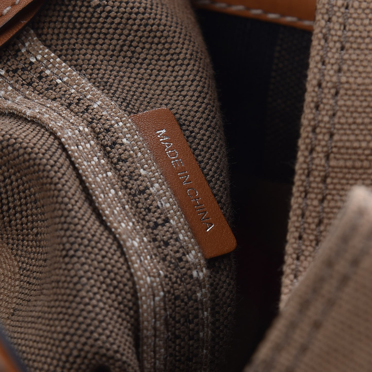 Canvas Mega Check Medium Ashby Hobo Saddle Brown