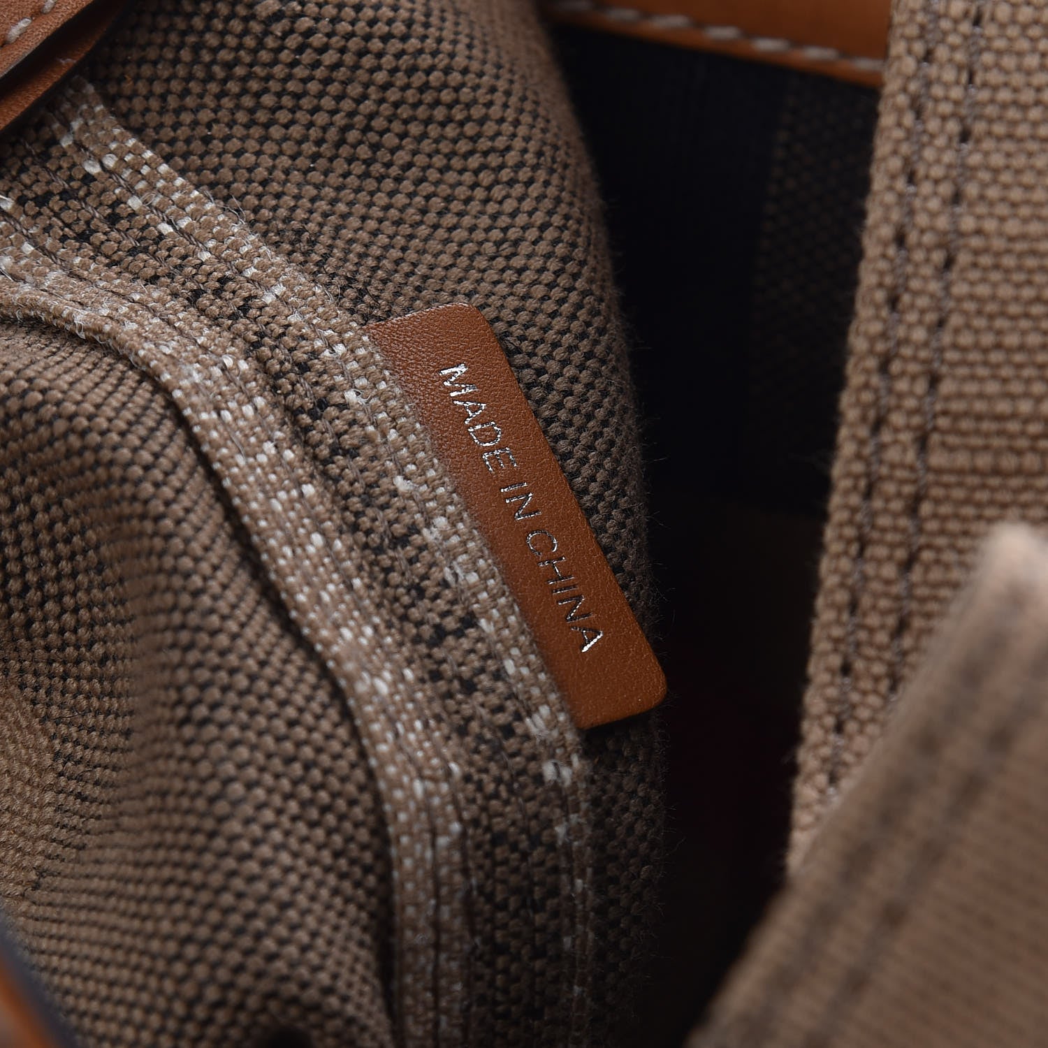 Burberry Canvas Mega Check Medium Ashby Hobo Saddle Brown 7 of 10