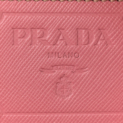 Prada Tessuto Nylon Saffiano Pocket Shoulder Bag Fuxia 6 of 11