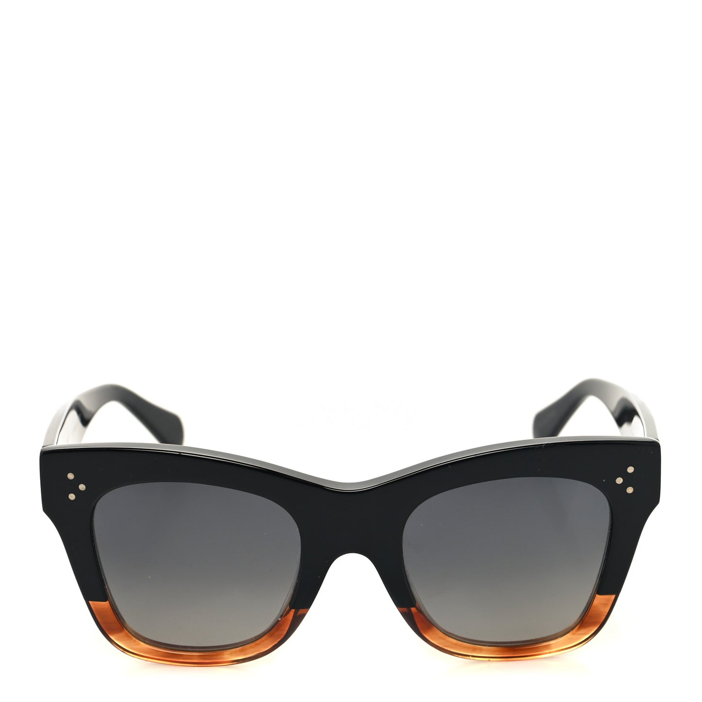 Acetate Polarized Cat Eye Sunglasses CL4004IN Havana Black