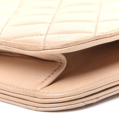 Chanel Lambskin Quilted Small Single Flap Beige 16 of 21