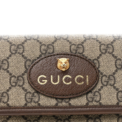 Gucci GG Supreme Monogram Neo Vintage Web Belt Bag Brown 7 of 9