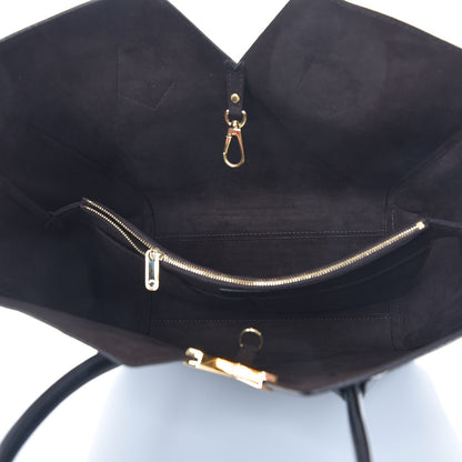 Louis Vuitton Calfskin Monogram Kimono Tote Black 5 of 9