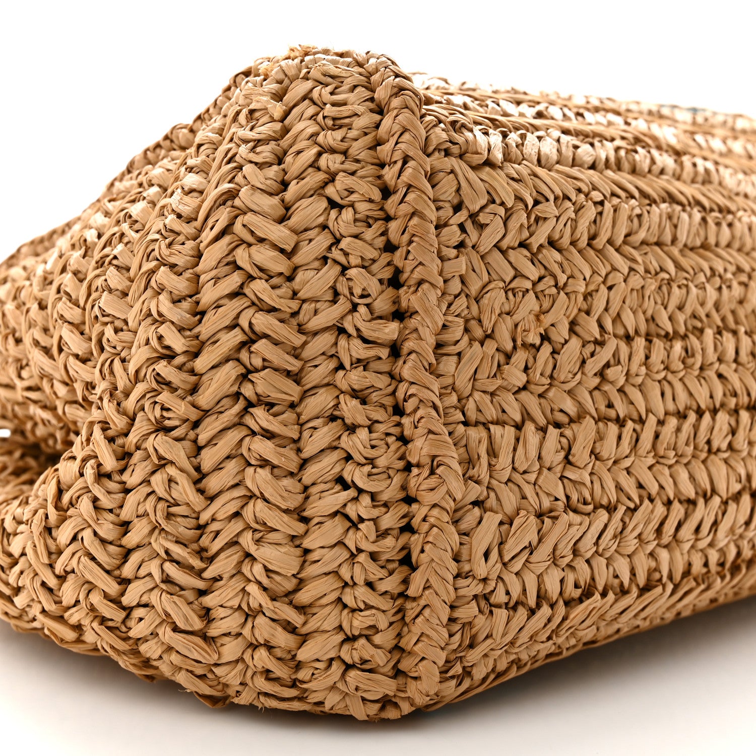 Prada Raffia Woven Tote Naturale Caramel 8 of 13