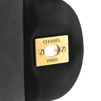 Chanel Lambskin Quilted Maxi Double Flap Black 7 of 11