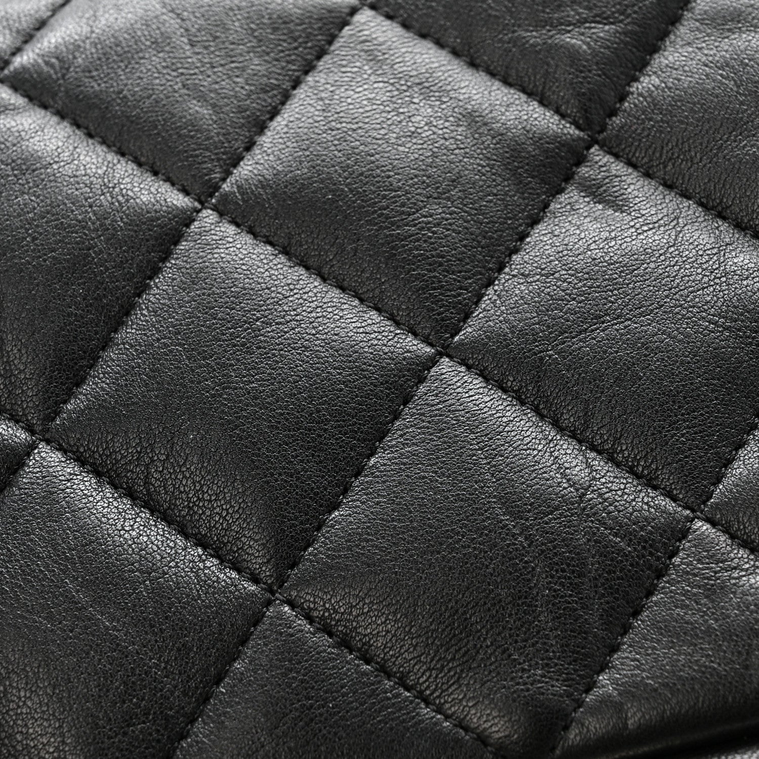 Chanel Washed Lambskin Quilted Maxi Chain Around Flap Black 11 of 12