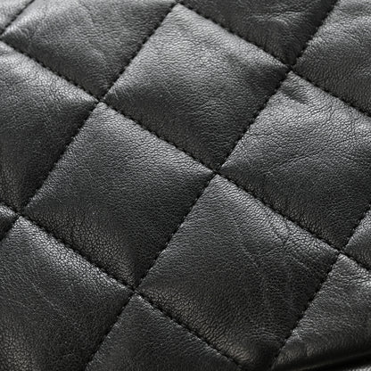 Chanel Washed Lambskin Quilted Maxi Chain Around Flap Black 11 of 12