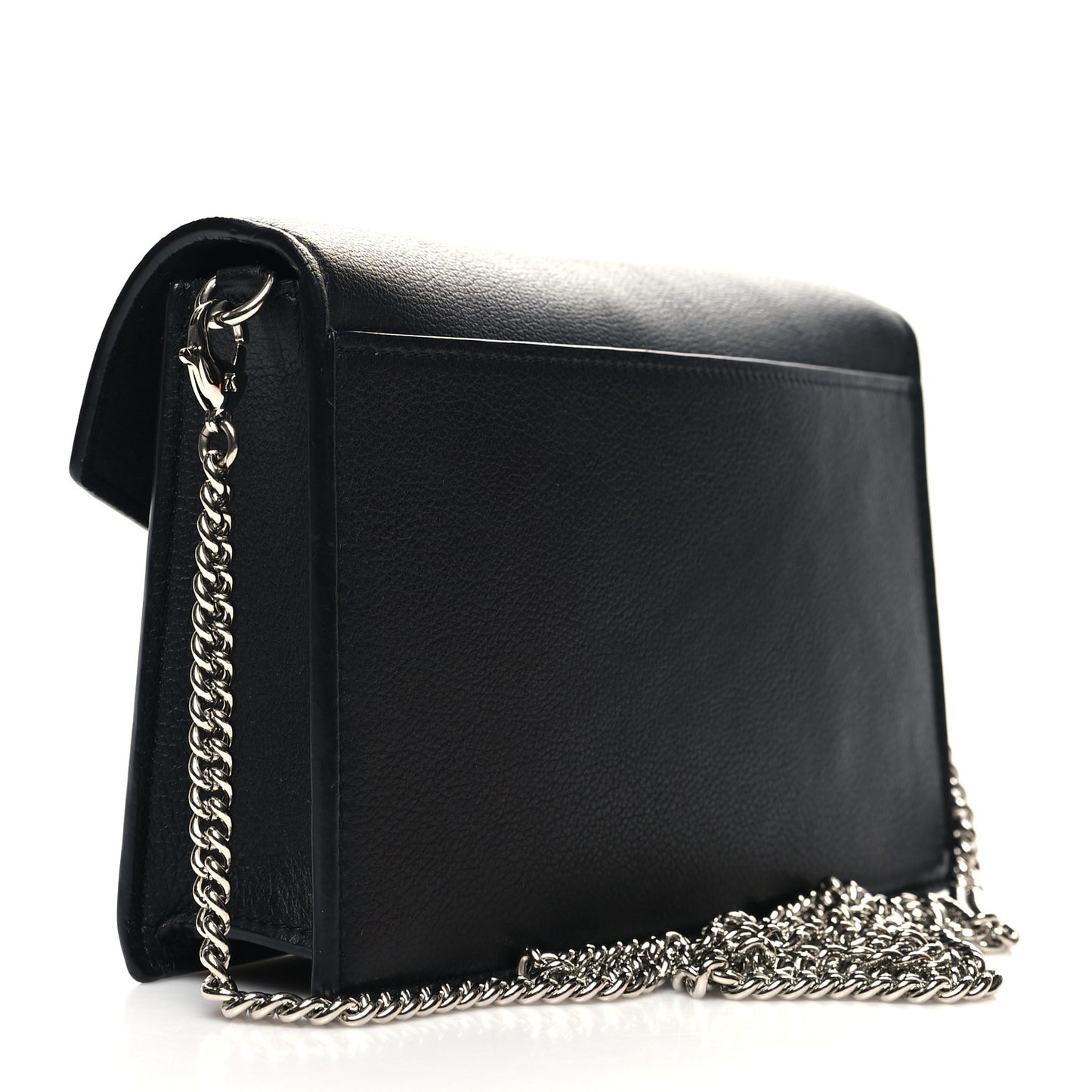 Soft Calfskin My Lockme Chain Pochette Black