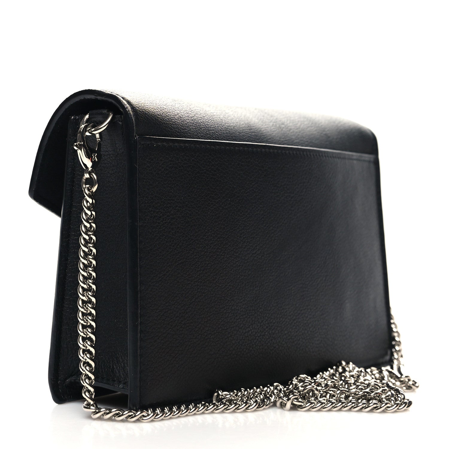 Louis Vuitton Soft Calfskin My Lockme Chain Pochette Black 3 of 11