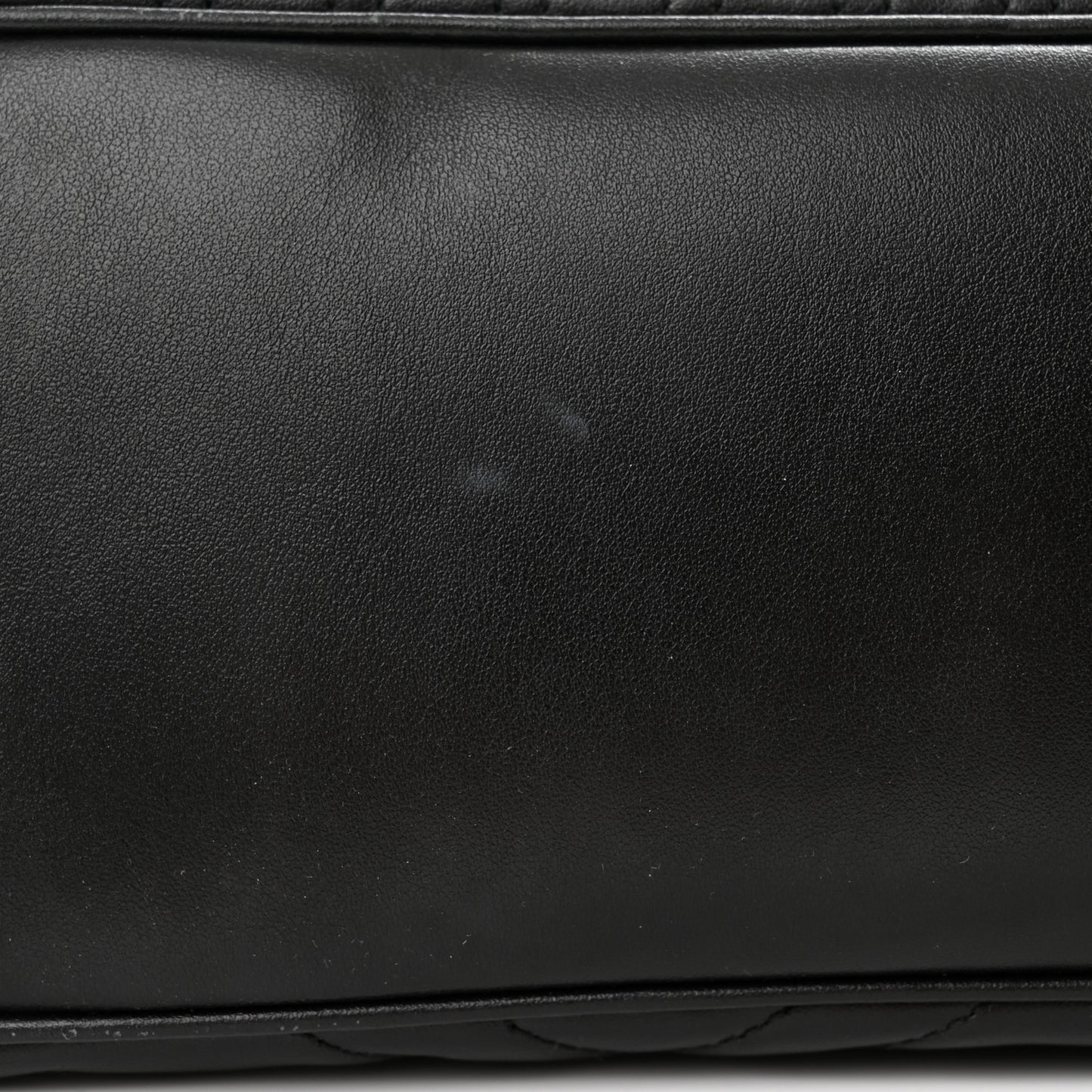 Calfskin Matelasse Large GG Marmont Shoulder Bag Black