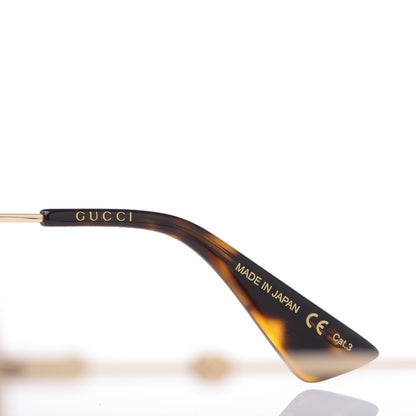 Gucci Round Sunglasses GG 0061S Green 6 of 8