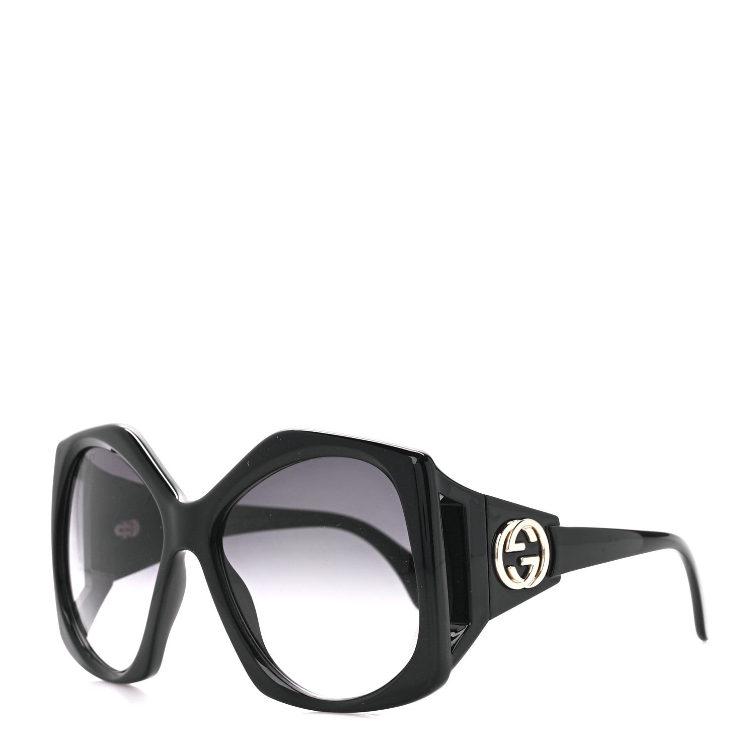 Gucci Round Sunglasses GG0875S Black 1 of 8