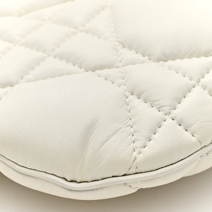 Christian Dior Calfskin Cannage Caro Pouch Latte 8 of 9