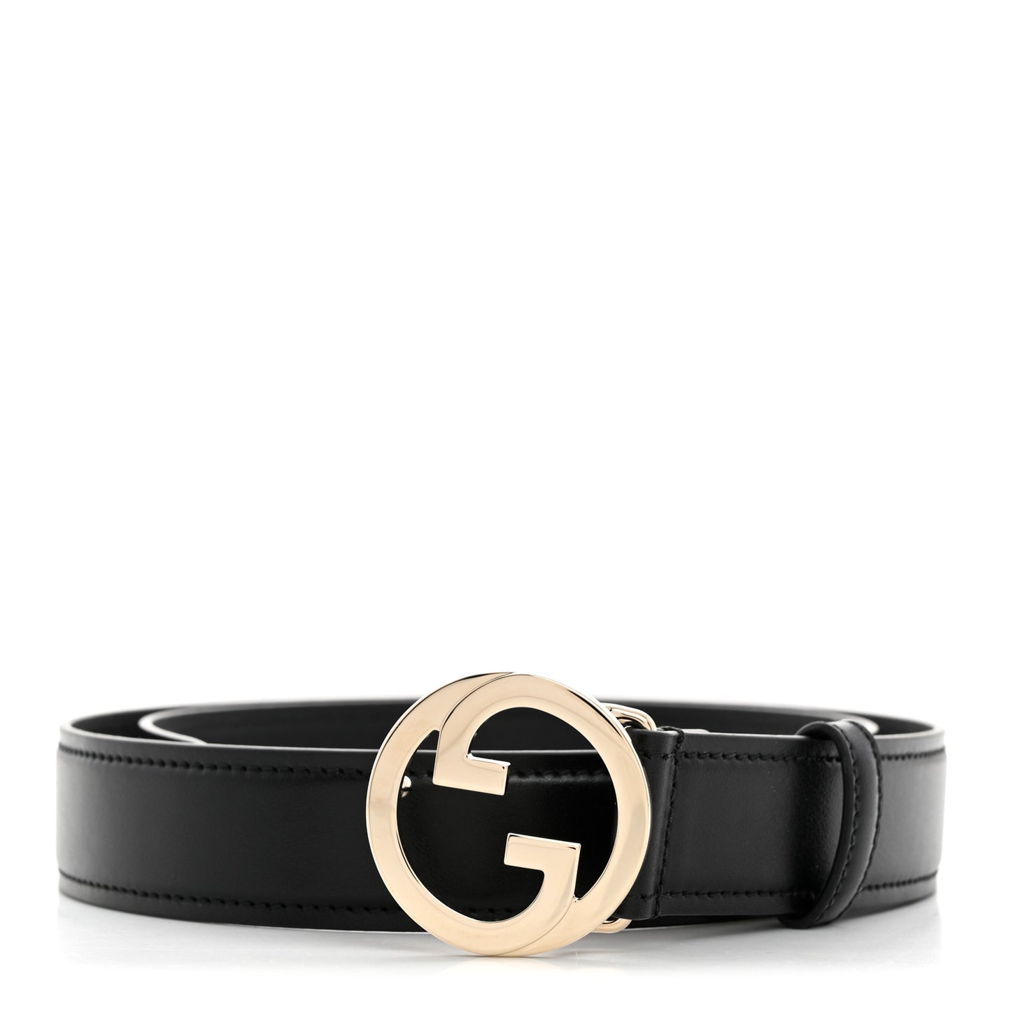 Ciny Lux Calfskin Blondie 30mm Belt 80 32 Black