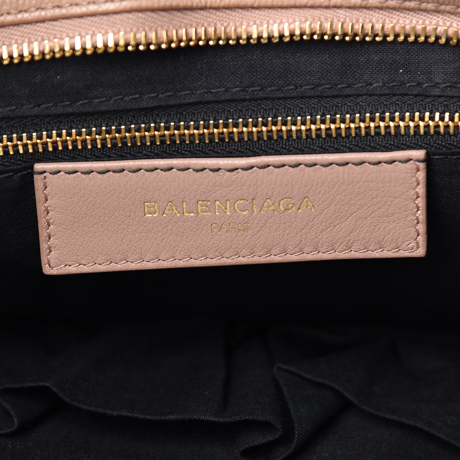 Balenciaga Chevre Gold Metallic Edge Hardware City Rose Des Sables 7 of 11