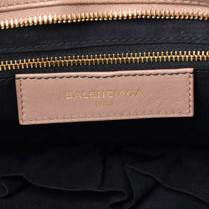 Balenciaga Chevre Gold Metallic Edge Hardware City Rose Des Sables 7 of 11