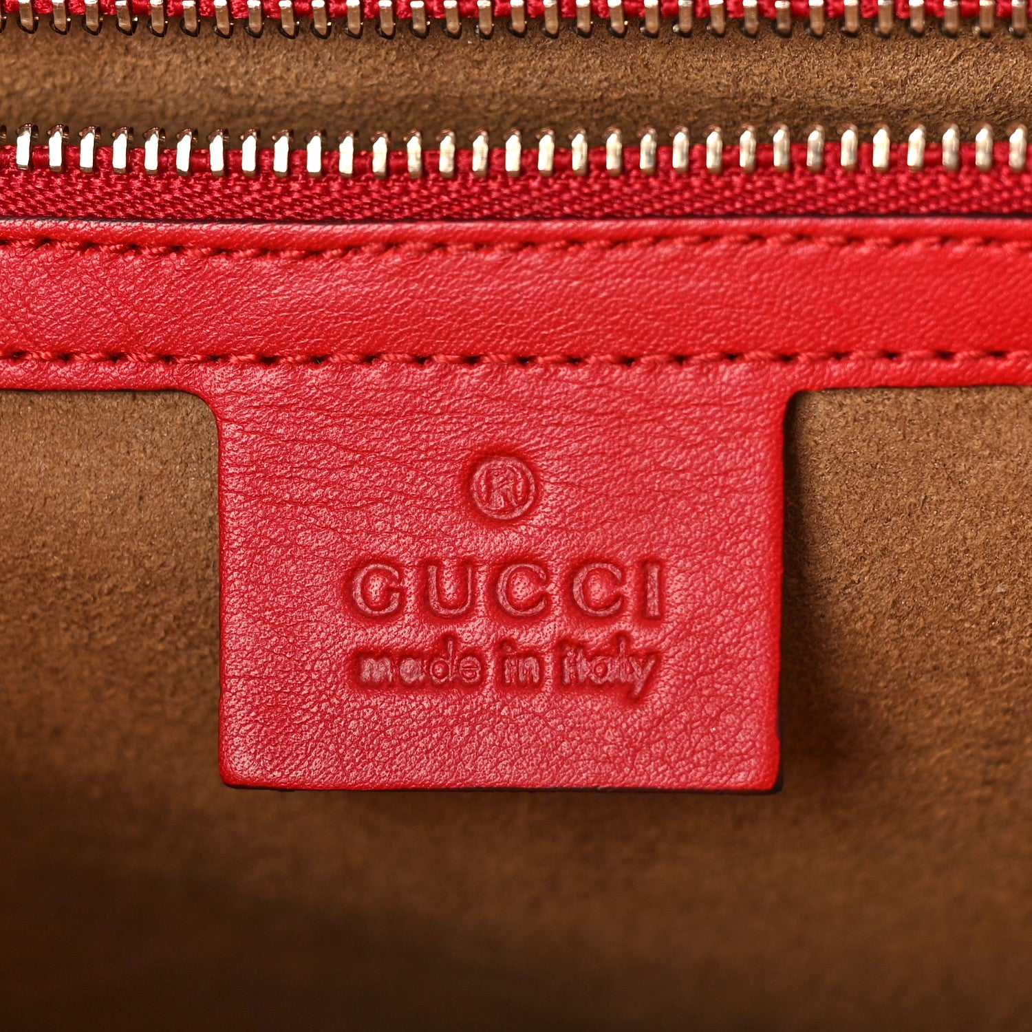 Gucci GG Supreme Monogram Calfskin Medium Padlock Shoulder Bag Beige Hibiscus Red New Rosette 6 of 9