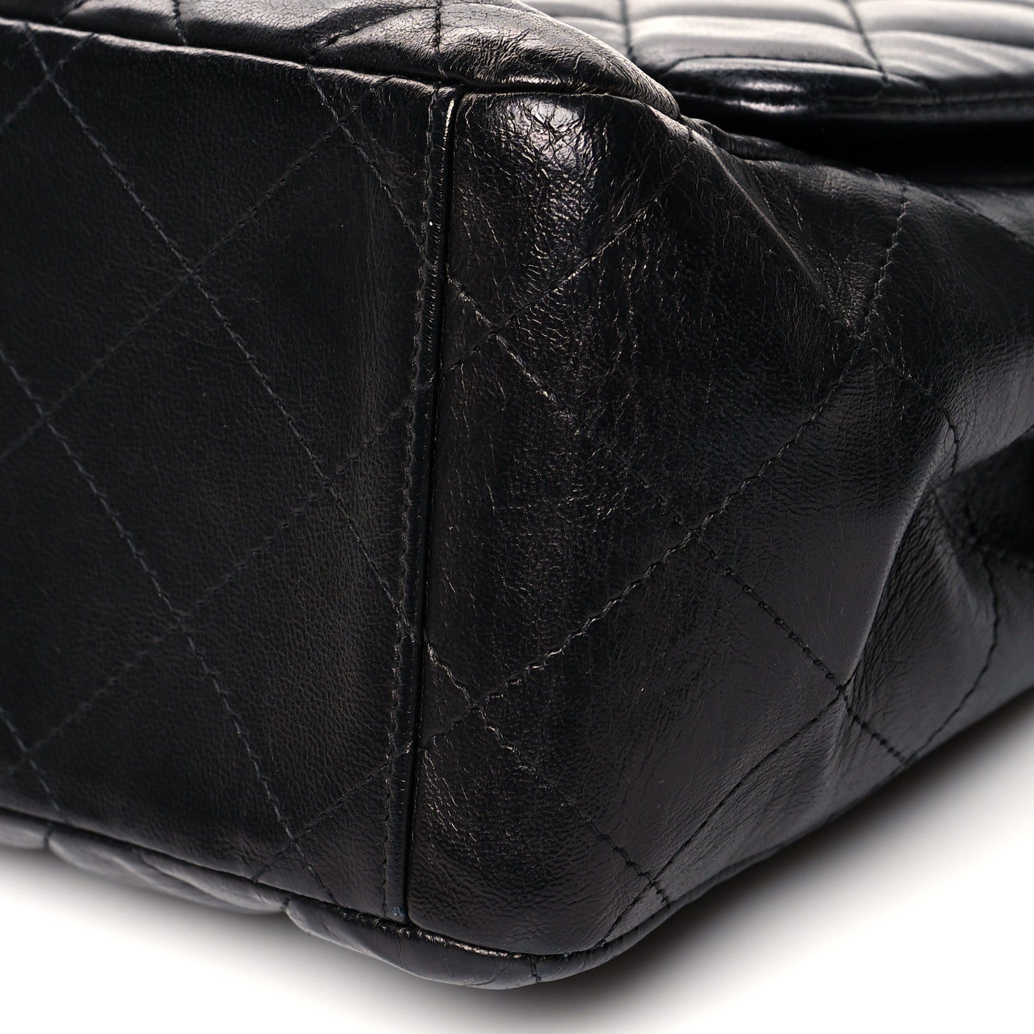 Chanel Lambskin Quilted Maxi Single Flap Black 9 of 9