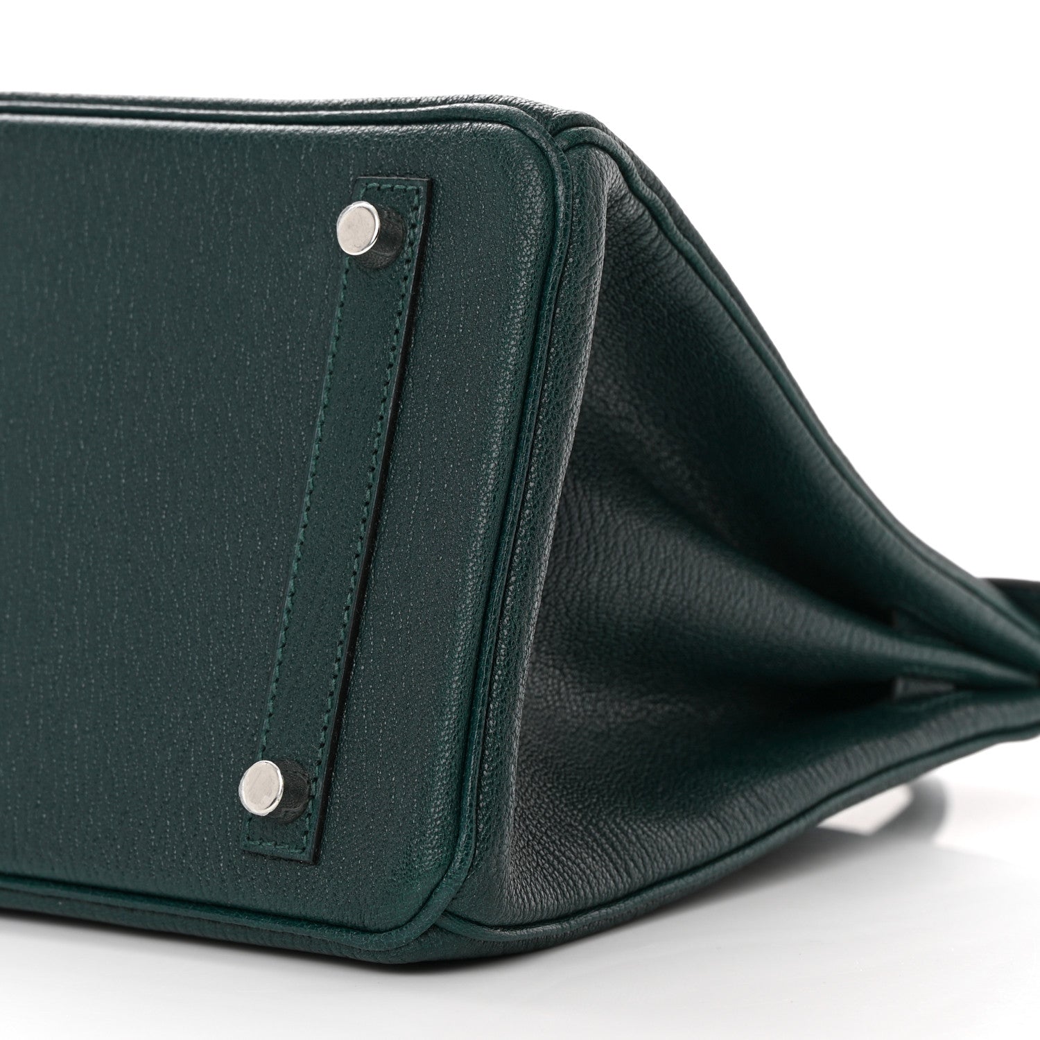 Hermes Chevre de Coromandel Birkin 30 Vert Cypress 10 of 12