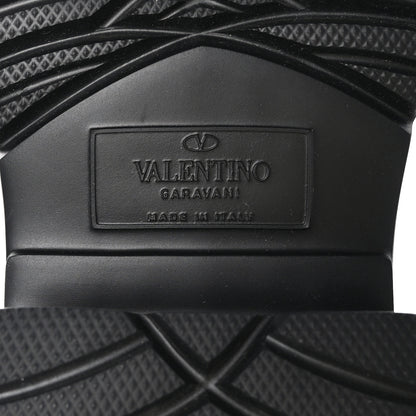 Valentino Garavani Rubber Atelier 03 Rose Edition 30/50mm Short Rainboots 37 Black 9 of 10