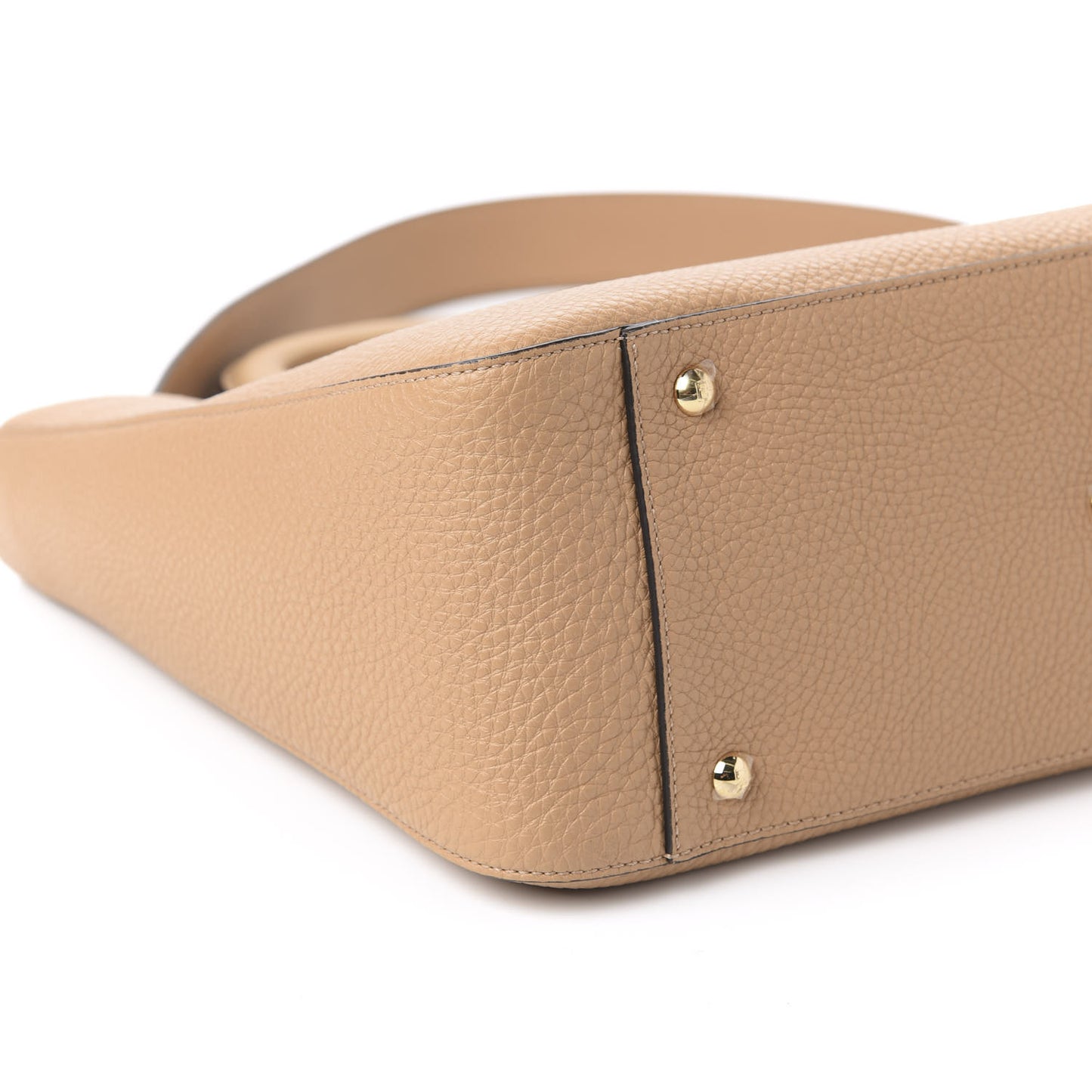 Cuoio Romano Selleria Medium FF Tote Miele Scuro