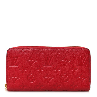 Louis Vuitton Empreinte Zippy Wallet Cherry 1 of 9
