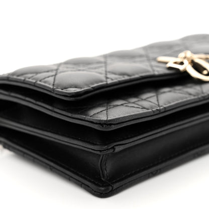 Christian Dior Lambskin Cannage Mini My Dior Bag Black 8 of 9