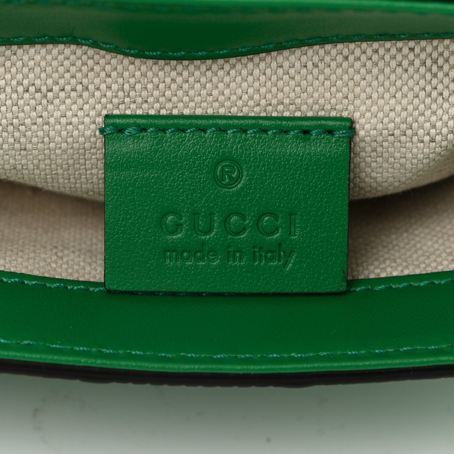 Gucci Calfskin GG Tennis Embossed 2 Detachable Pouch Belt Bag New Shamarock 7 of 11