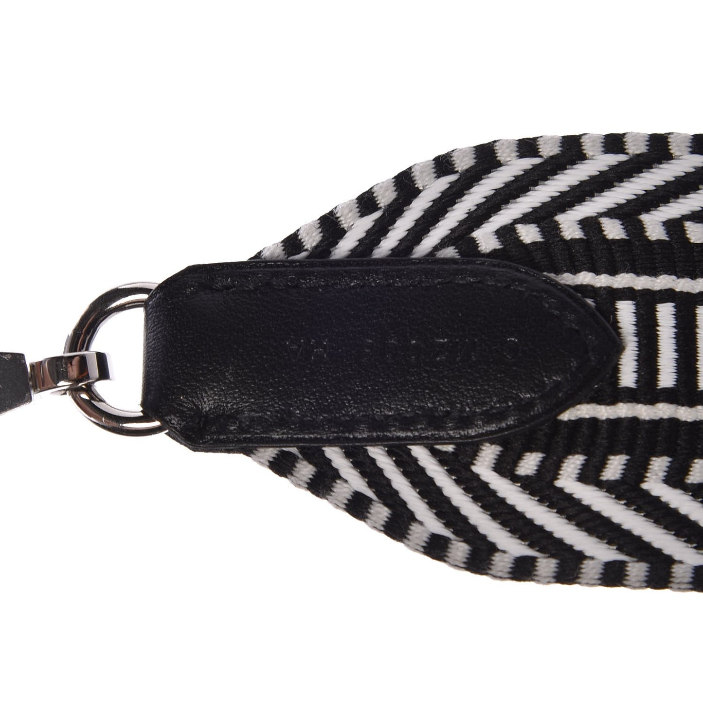 Toile Swift 50mm Sangle Cavale Shoulder Strap Black Ecru