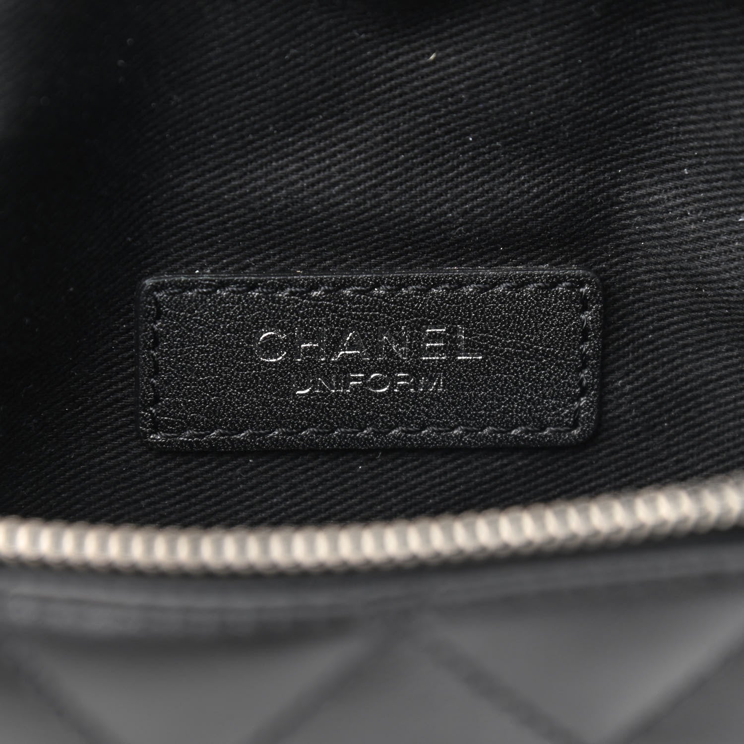 Chanel Quilted Waist Belt Bag Black 6 of 9