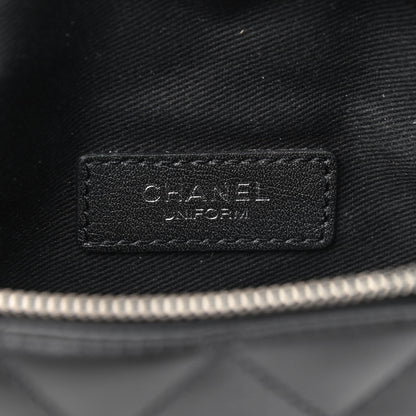 Chanel Quilted Waist Belt Bag Black 6 of 9