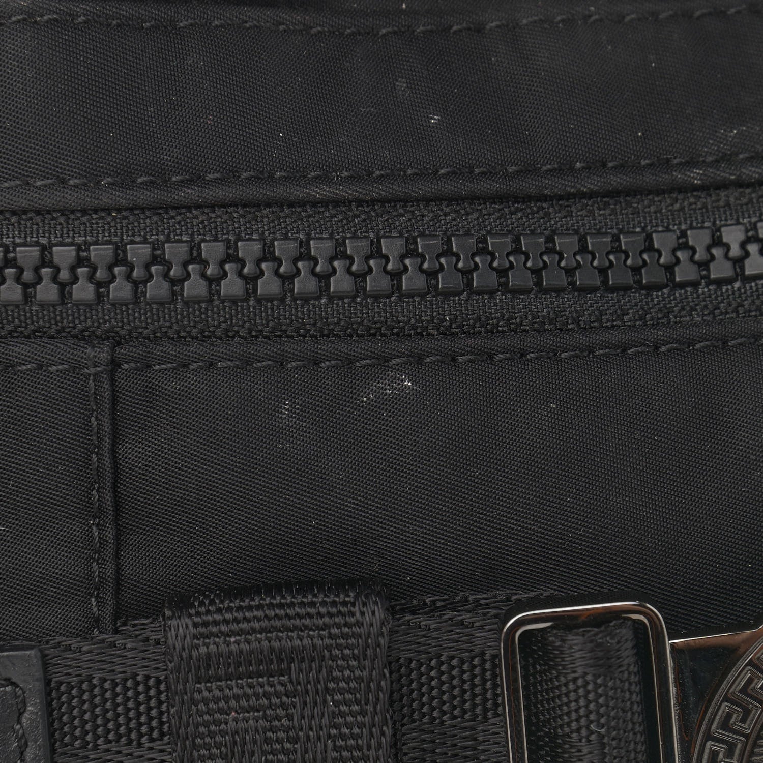 Versace Nylon Palazzo Medusa Belt Bag Black 12 of 13