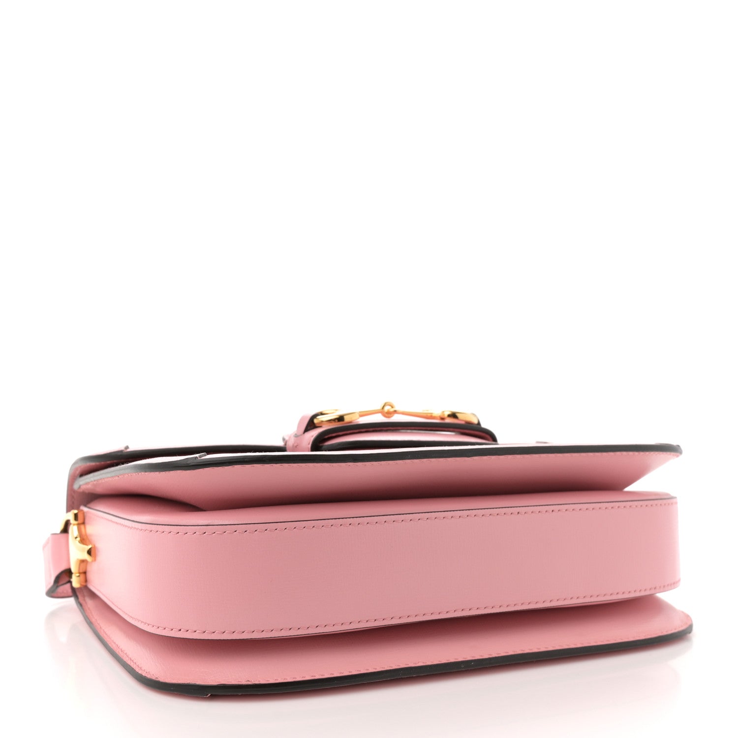Gucci Azalea Calfskin Horsebit 1955 Shoulder Bag New Cherry Red Wild Rose 4 of 10