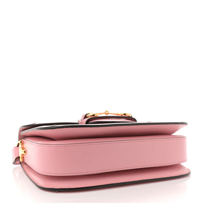 Gucci Azalea Calfskin Horsebit 1955 Shoulder Bag New Cherry Red Wild Rose 4 of 10