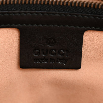 Gucci Calfskin Matelasse Medium GG Marmont Chain Shoulder Bag Black 6 of 14