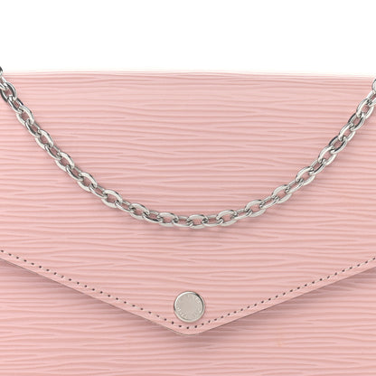 Louis Vuitton Epi Pochette Felicie Rose Ballerine 9 of 13