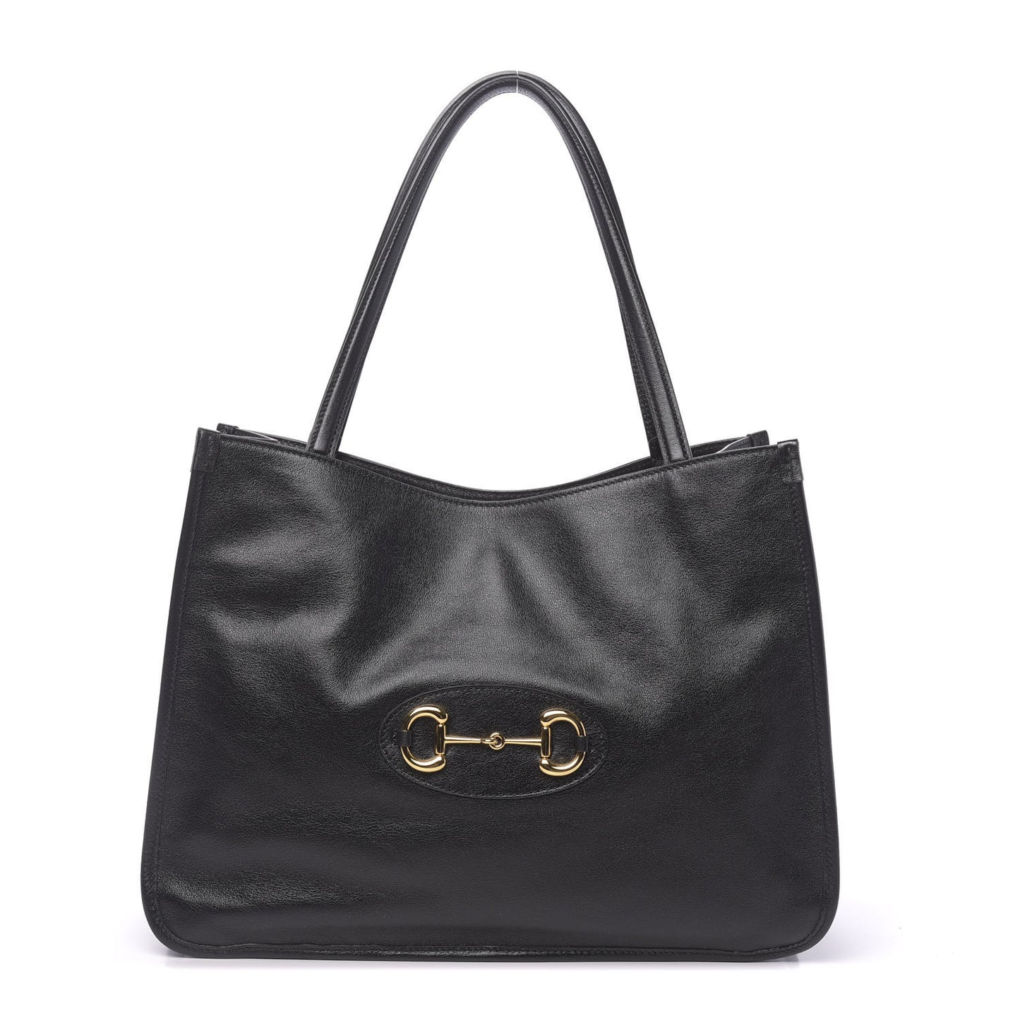 New Sakai Calfskin Lux Horsebit 1955 Tote Bag Black