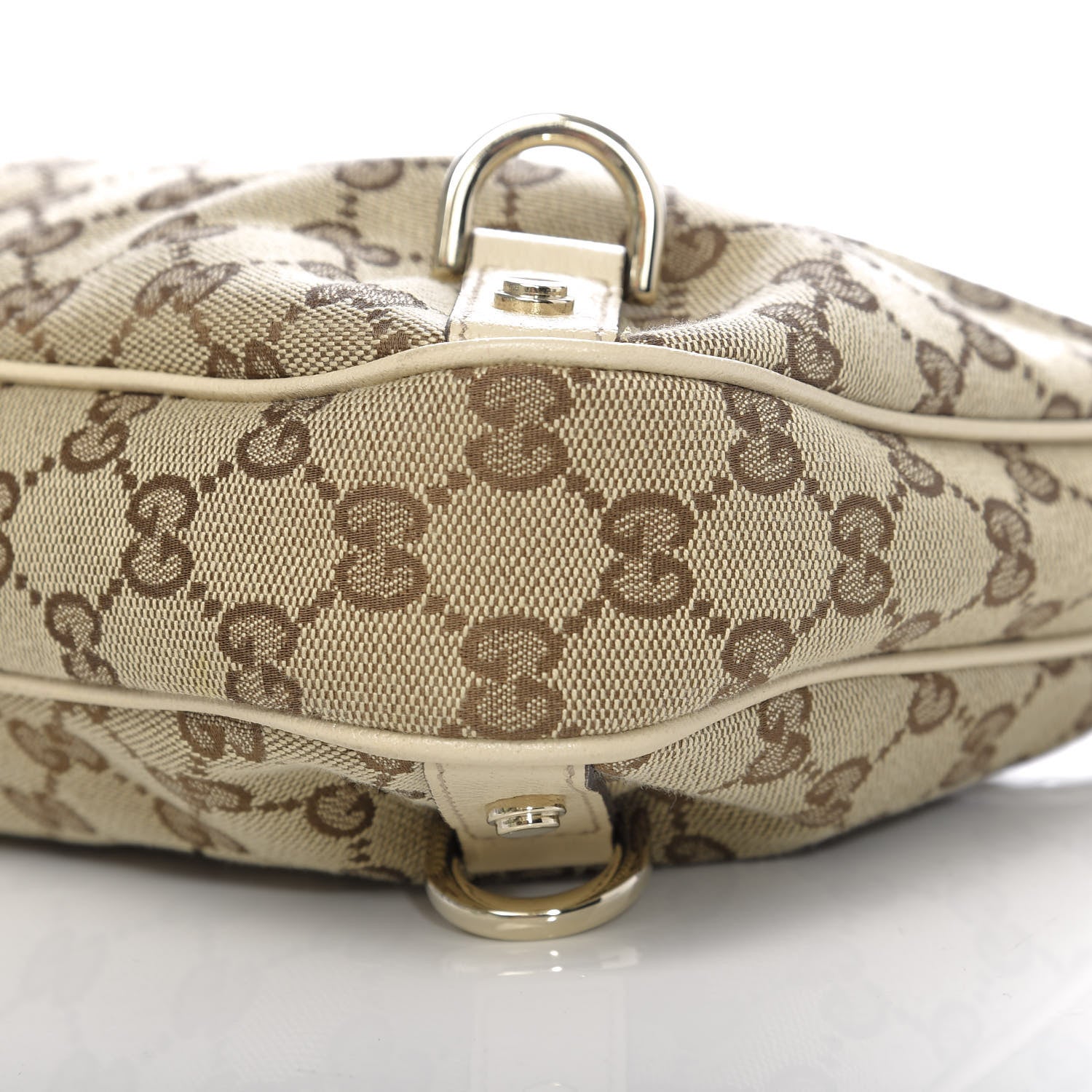 Gucci Monogram Medium Abbey D Ring Hobo Off White 14 of 15