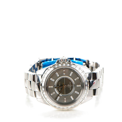 Chanel Titanium Ceramic Diamond Baguette 38mm J12 Automatic Watch 6 of 10
