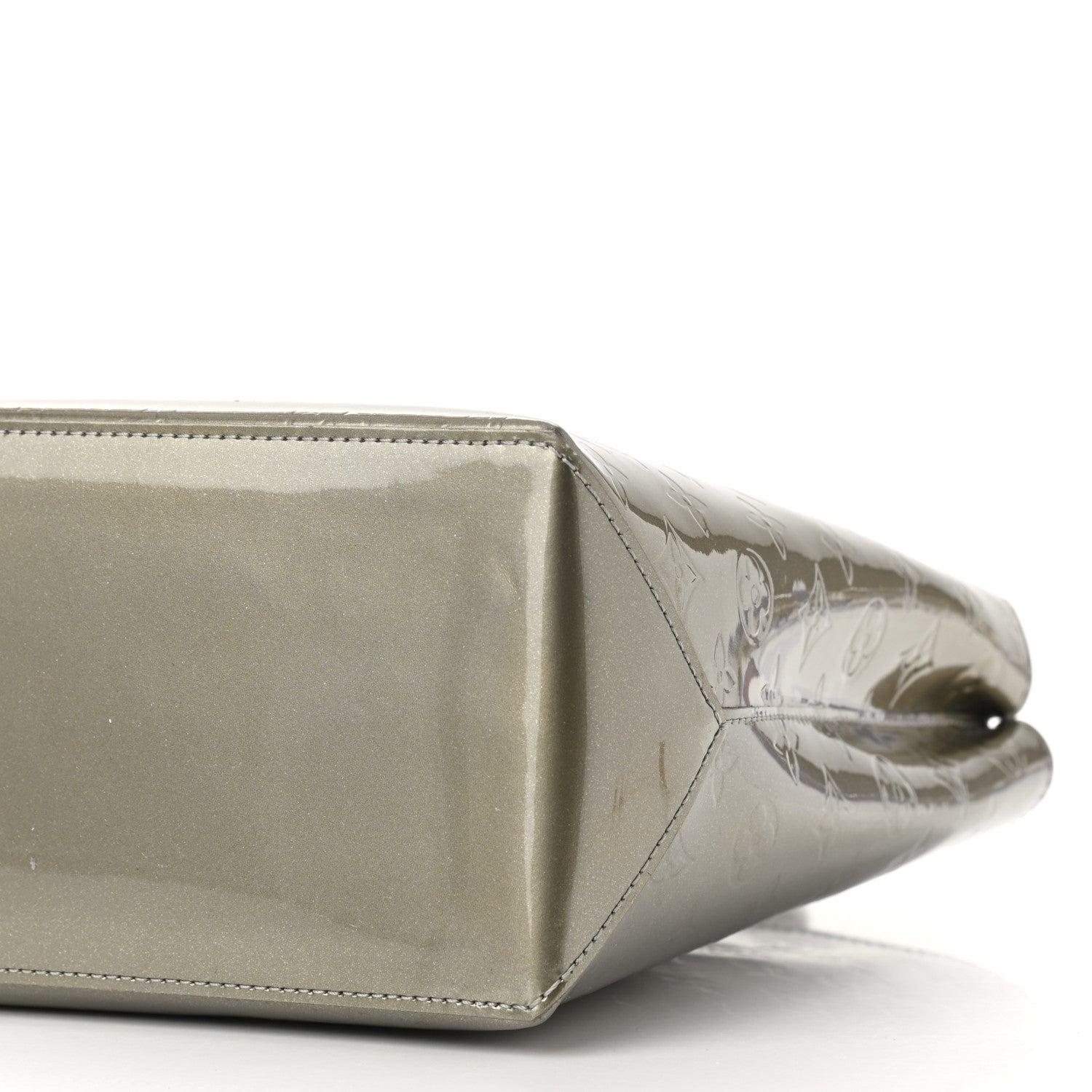 Louis Vuitton Vernis Wilshire MM Gris Art Deco 9 of 9