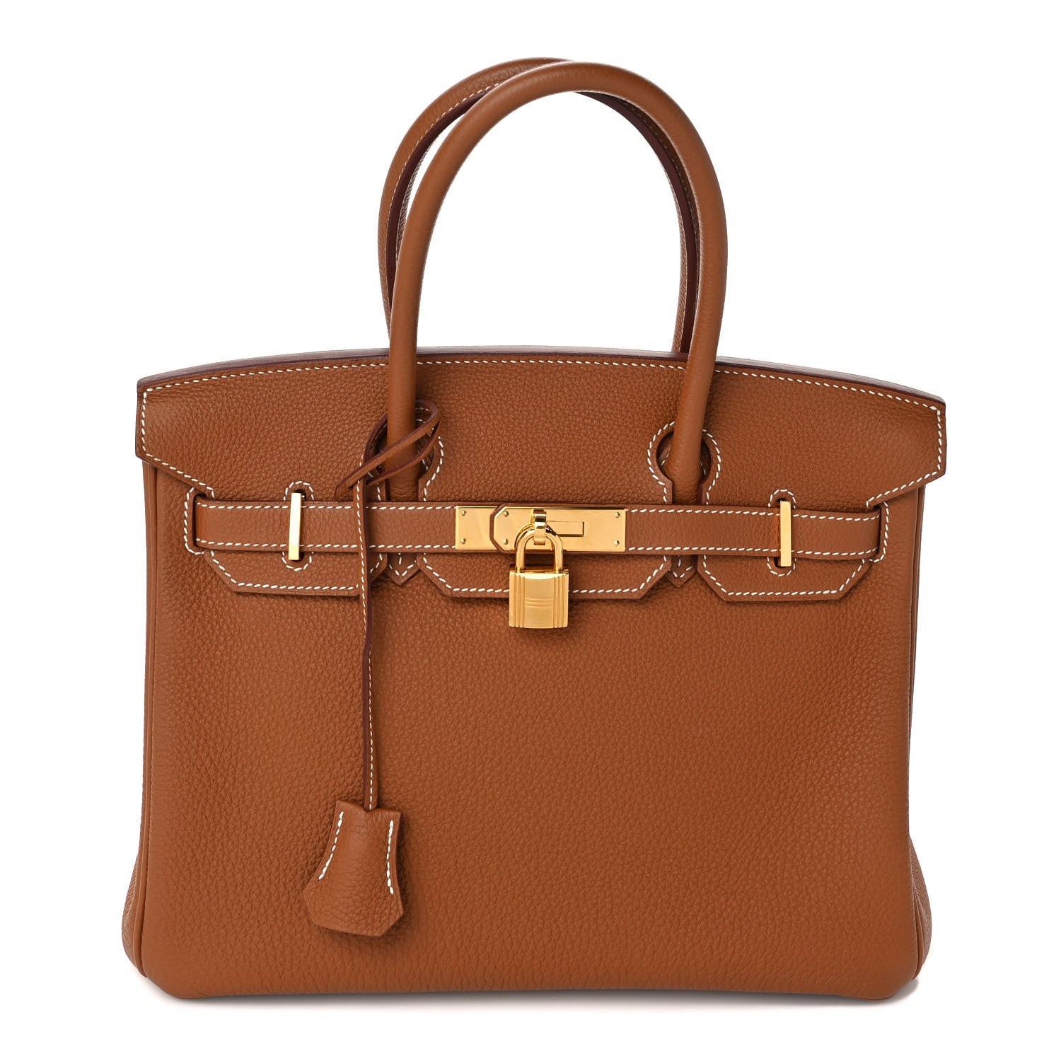 Hermes Togo Birkin 30 Gold 1 of 8